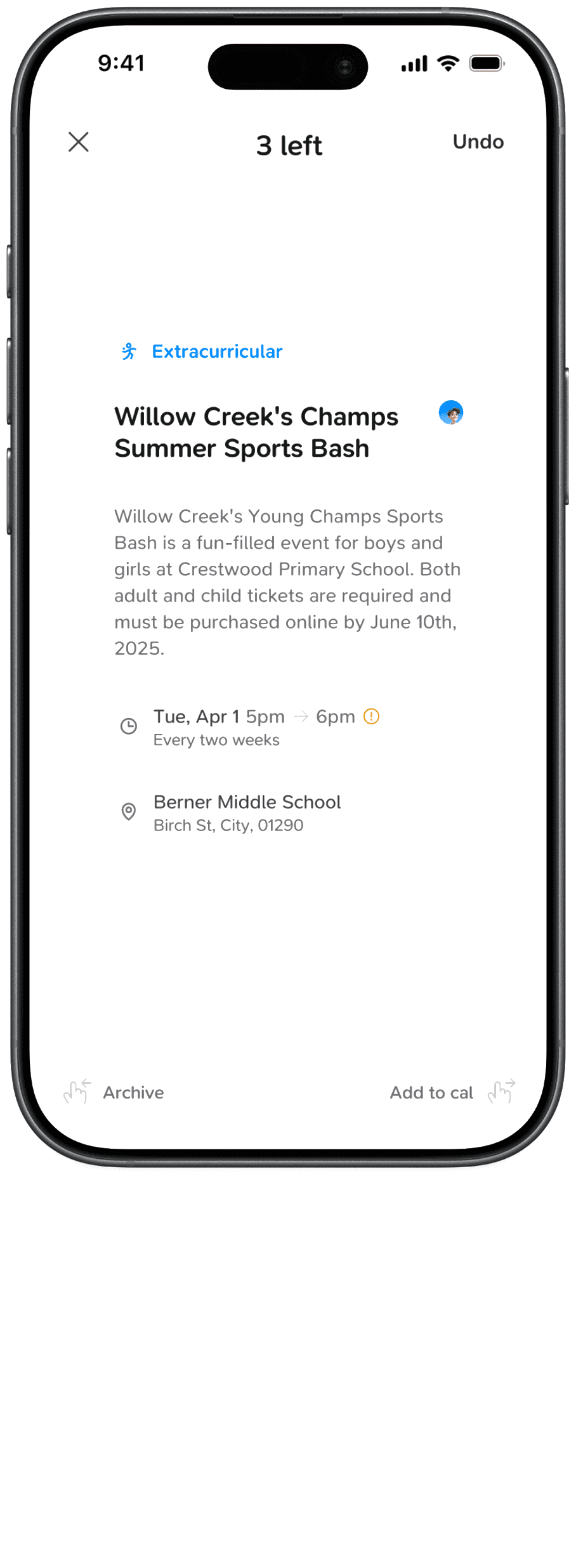Peggy app screen